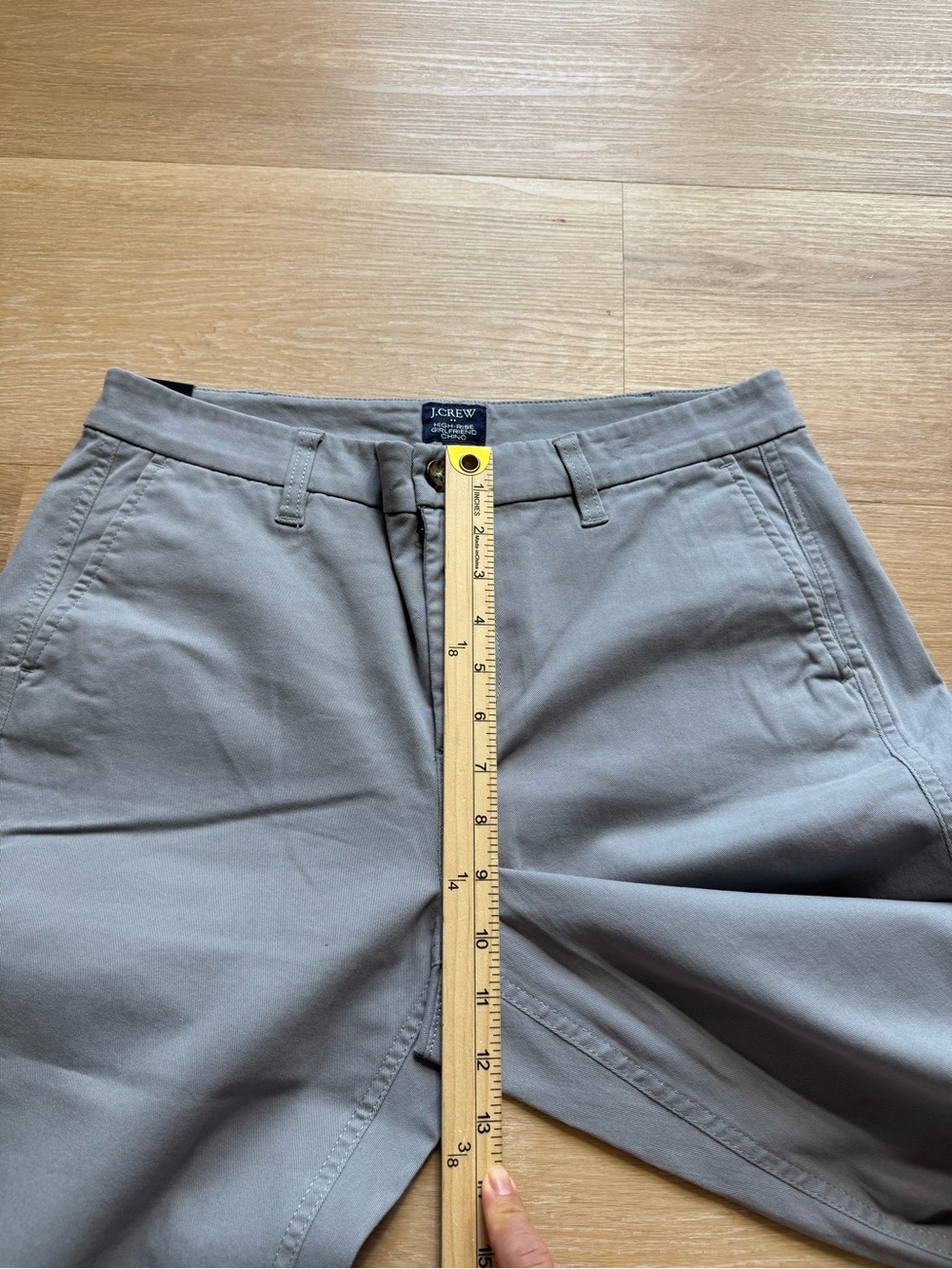 J. Crew High-Rise Women's Pants - Light Gray - Picture 8 of 9